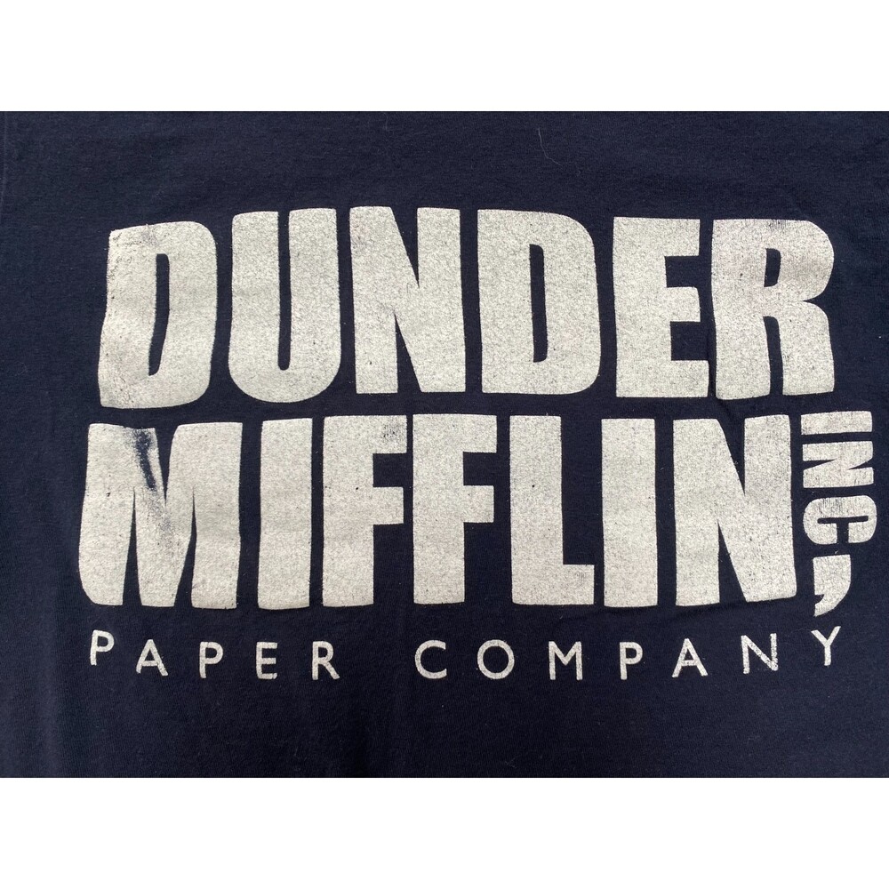 Dunder Mifflin Inc Paper Company 100% Ringspun Cotton Size M